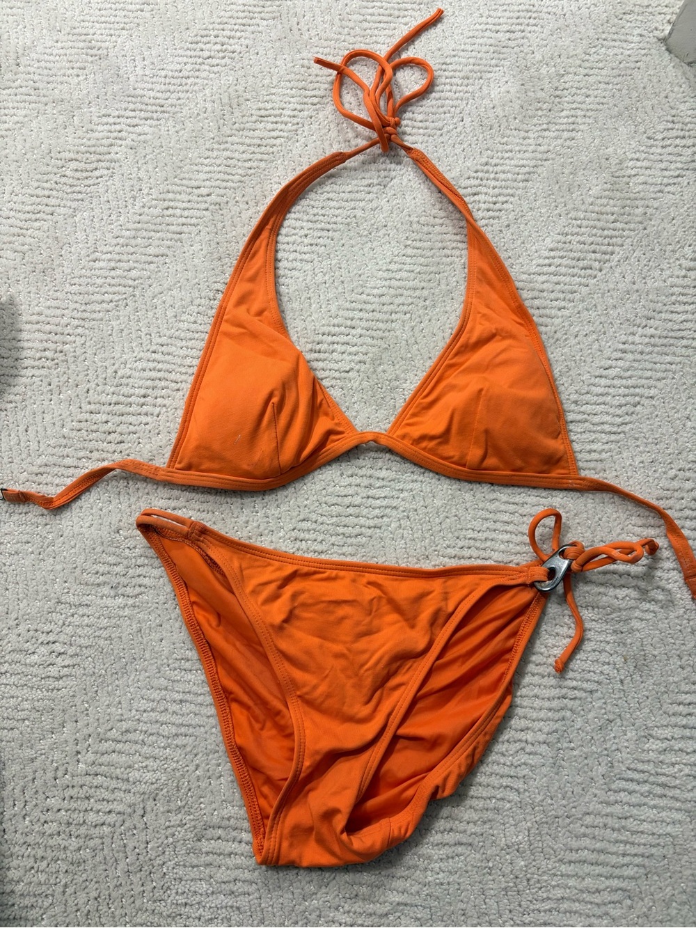DKNY Orange Tie-Halter Bikini (circa 2001)